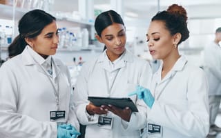 scientists in a lab