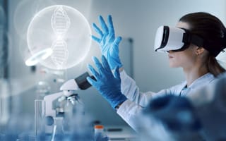 Oculus headset user