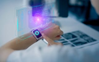 smartwatch with digital interface