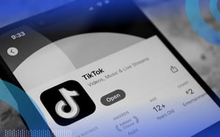 A smartphone screen is displaying the TikTok app.