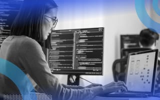 developer studying new skills on computer
