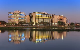 Tech hub in Bengaluru, India.