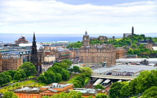 Skyline view of Edinburgh