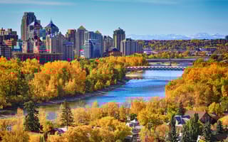 Downtown Calgary, Alberta, Canada.