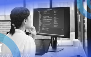 Software developer writing in Java