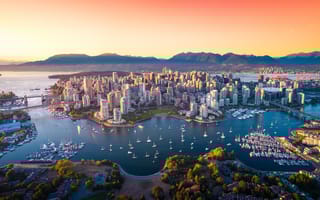 Sunrise in Vancouver