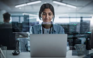 AI developer writes python code.