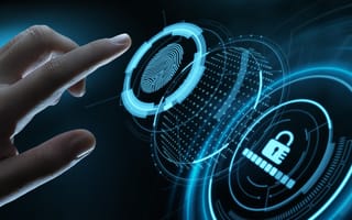 A fingerprint scanner is shown.