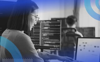 Developer using the Gale-Shapley algorithm on computer