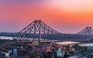 Kolkata at sunset
