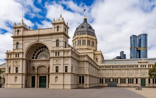 Royal Exhibition Building in Melbourne, Victoria, Australia.