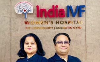 From Left to Right: Dr. Richika Sahay, Co-Founder, India IVF, Dr. Somendra Shukla, CEO, India IVF