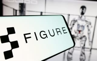 Figure AI’s logo on a screen.