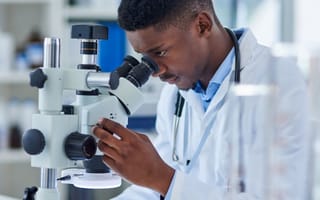 scientist working in lab