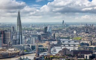 London skyline.