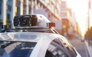 autonomous vehicle on the road