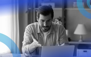 Developer frustrated with an error in his code