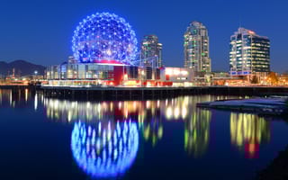 Vancouver at night