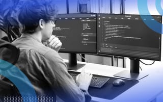 Developer working in VS Code