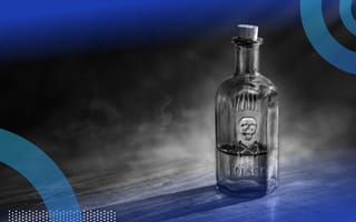 A bottle of poison.
