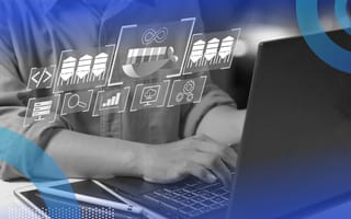Developer using docker on their laptop