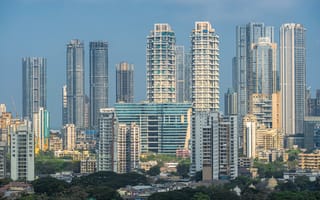 Cityscape of Mumbai, India