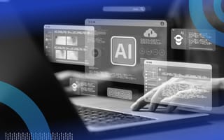 Developer using an AI coding assistant