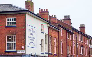 Old brick factory in Birmingham's Jewellery Quarter, Birmingham, England.