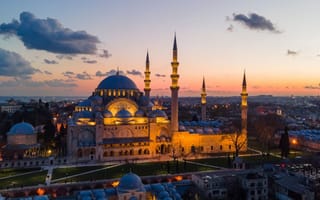 Istanbul at sunset