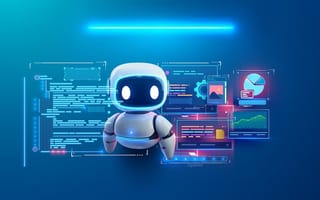 An illustration of an AI chatbot is shown.