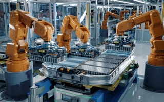 Robotic manufacturing process.