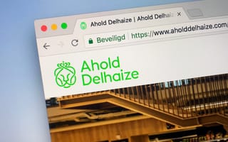 Photo of the Ahold Delhaize website.