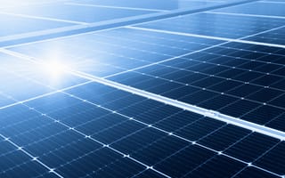 Solar panel technology is pictured.