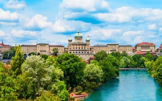 Switzerland federal palace in bern.