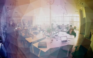 People in office
