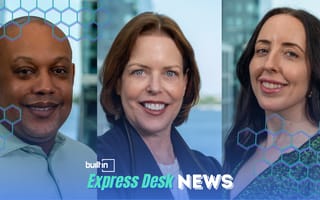 Nasuni's new CPO, CIO, and CISO are pictured.