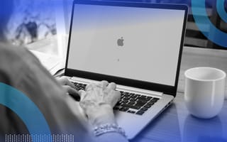 Person working on a Macbook