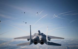 Image of a fighter jet flying in the sky.