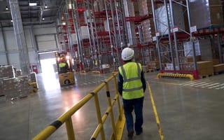 Safety wearable helps robots steer clear of Amazon warehouse workers