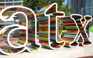 ATX sculpture sign