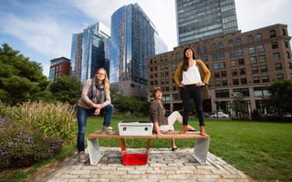 Cambridge startup Soofa aims to make cities more user-friendly using "smart furniture"
