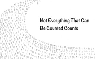 Not Everything That Can Be Counted Counts