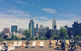 4 NYC tech companies with amazing outdoor workspaces