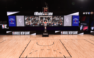 The NBA Teams Up With Microsoft Teams to Put Fans in the Stands at Games