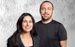 Writer co-founders May Habib, CEO (left) and Waseem AlShikh, CTO (right). | Photo: Writer