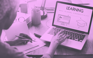 Employee practicing hyper-learning