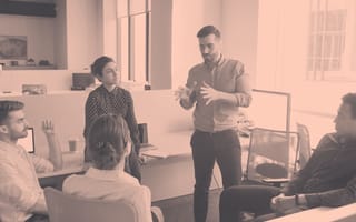 A manager leading a sales team