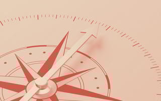 Closeup of a compass, ethical design