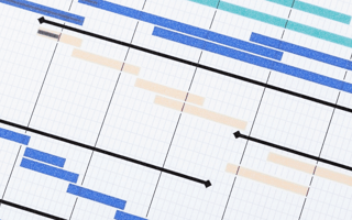 project timeline showing clear deadlines and timeframes.