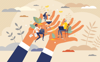 Uplifting employees through the transition back into the office.